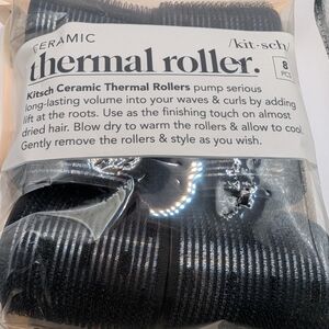 New! Kitsch Black Ceramic Thermal Rollers